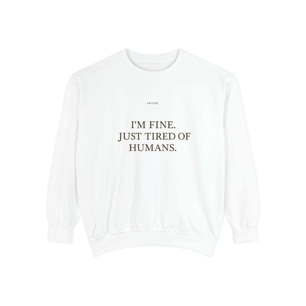 Unisex Garment-Dyed Sweatshirt
