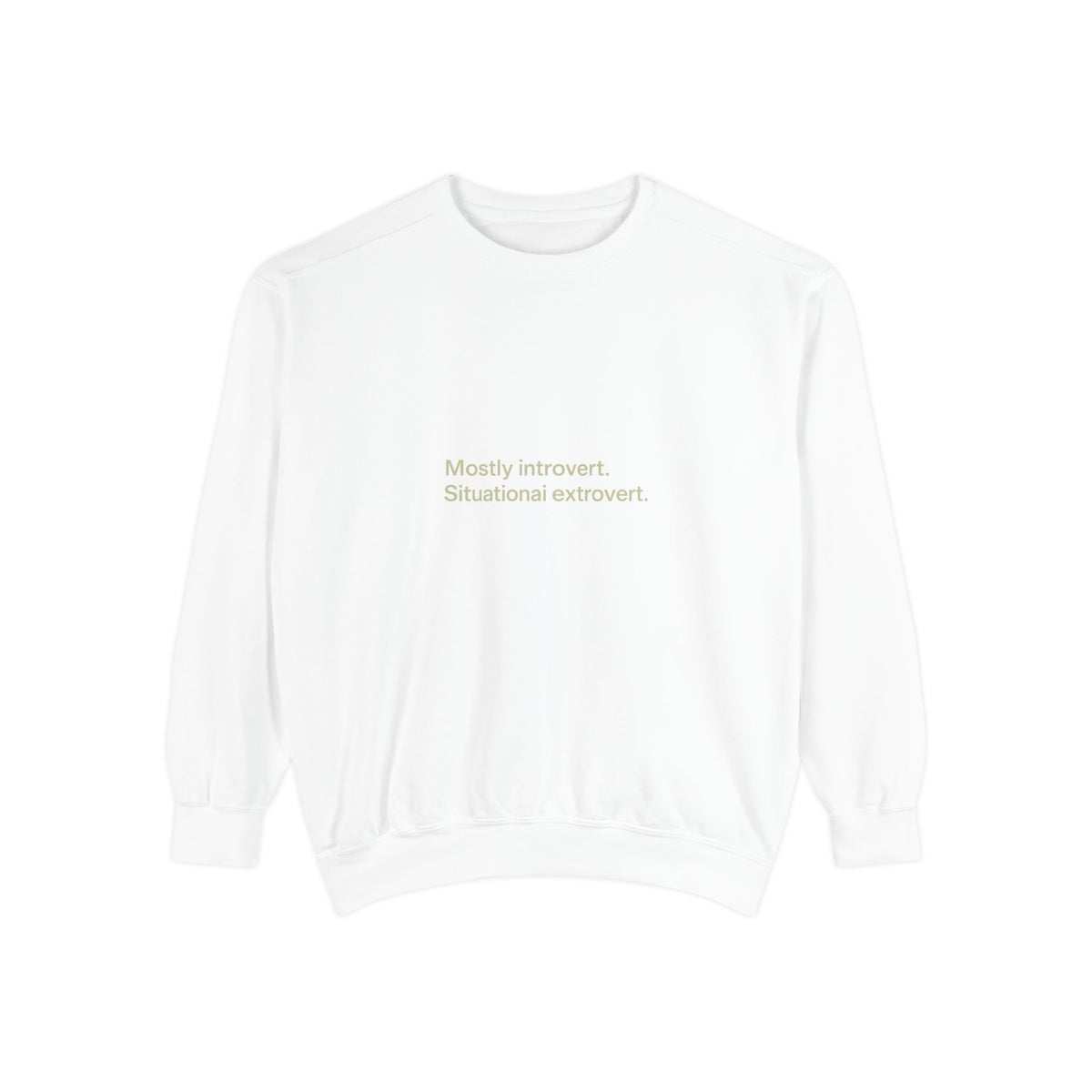 Unisex Garment-Dyed Sweatshirt
