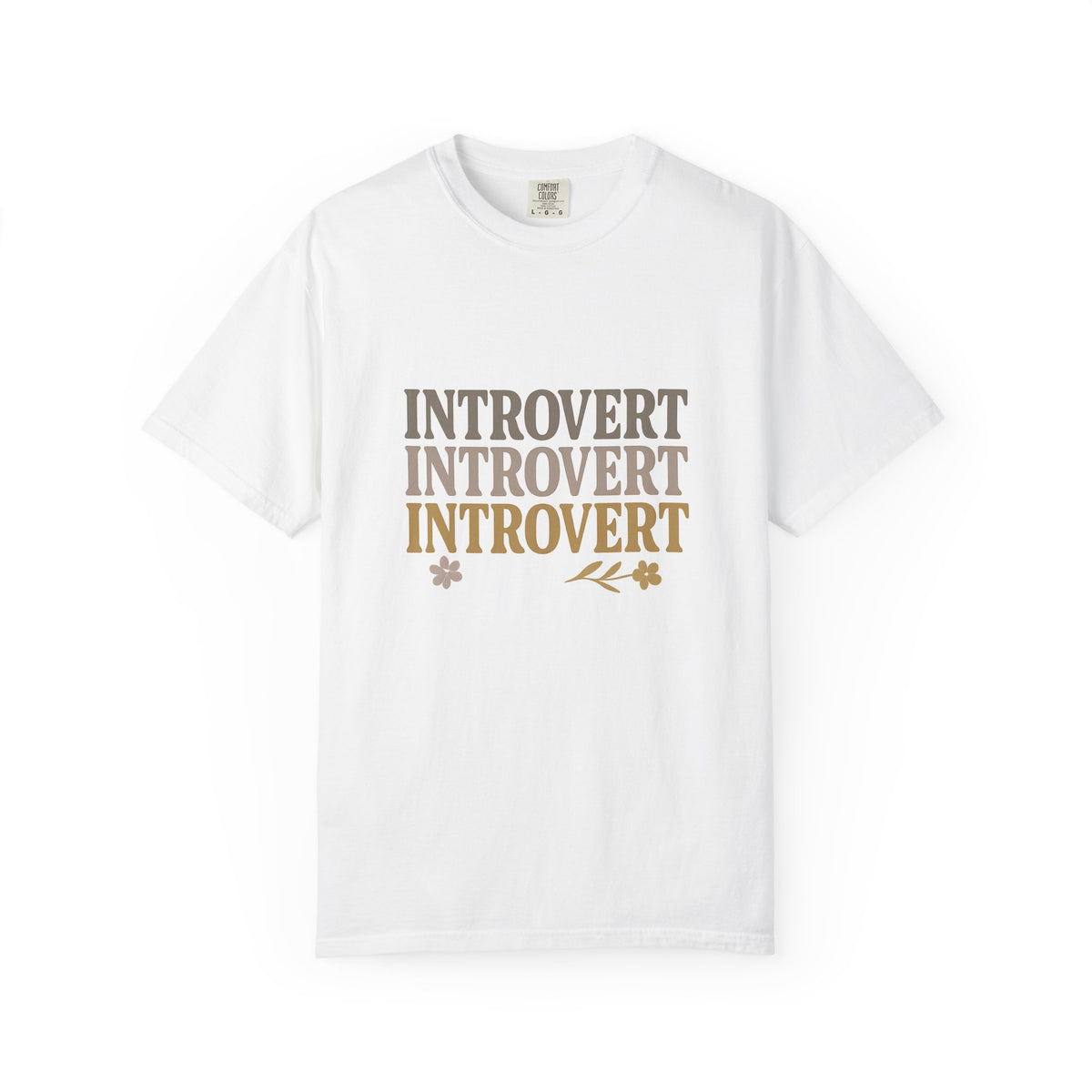 Introvert Vibes Unisex Garment-Dyed T-Shirt